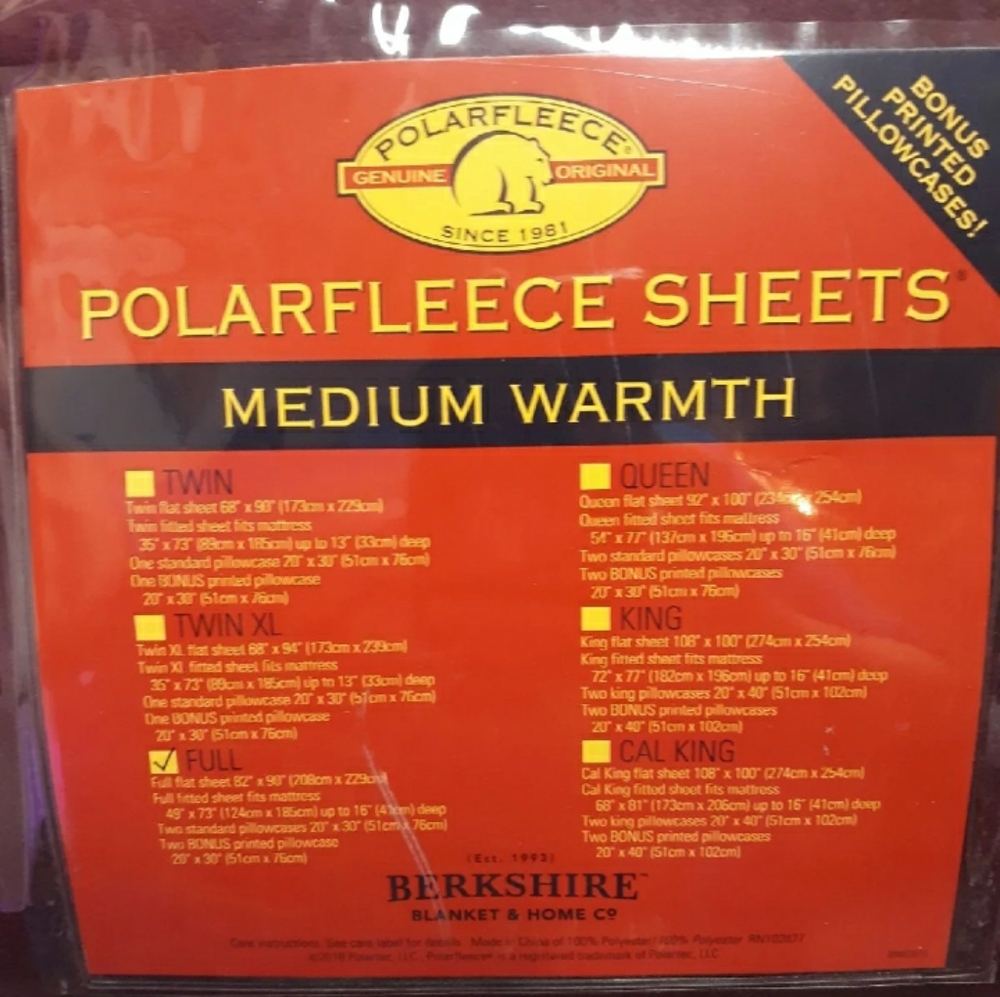 POLARFLEECE SHEET SET